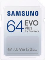 Samsung - EVO Plus 64GB SDXC Full Size Memory Card - Front_Zoom