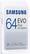 Alt View 11. Samsung - EVO Plus 64GB SDXC Full Size Memory Card - White.