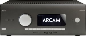 Arcam - AVR5 595W 7.1 Ch. With Google Cast 4K Ultra HD HDR Compatible A/V Home Theater Receiver - Gray - Front_Zoom