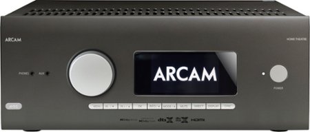 Arcam - AVR5 595W 7.1 Ch. With Google Cast 4K Ultra HD HDR Compatible A/V Home Theater Receiver - Gray