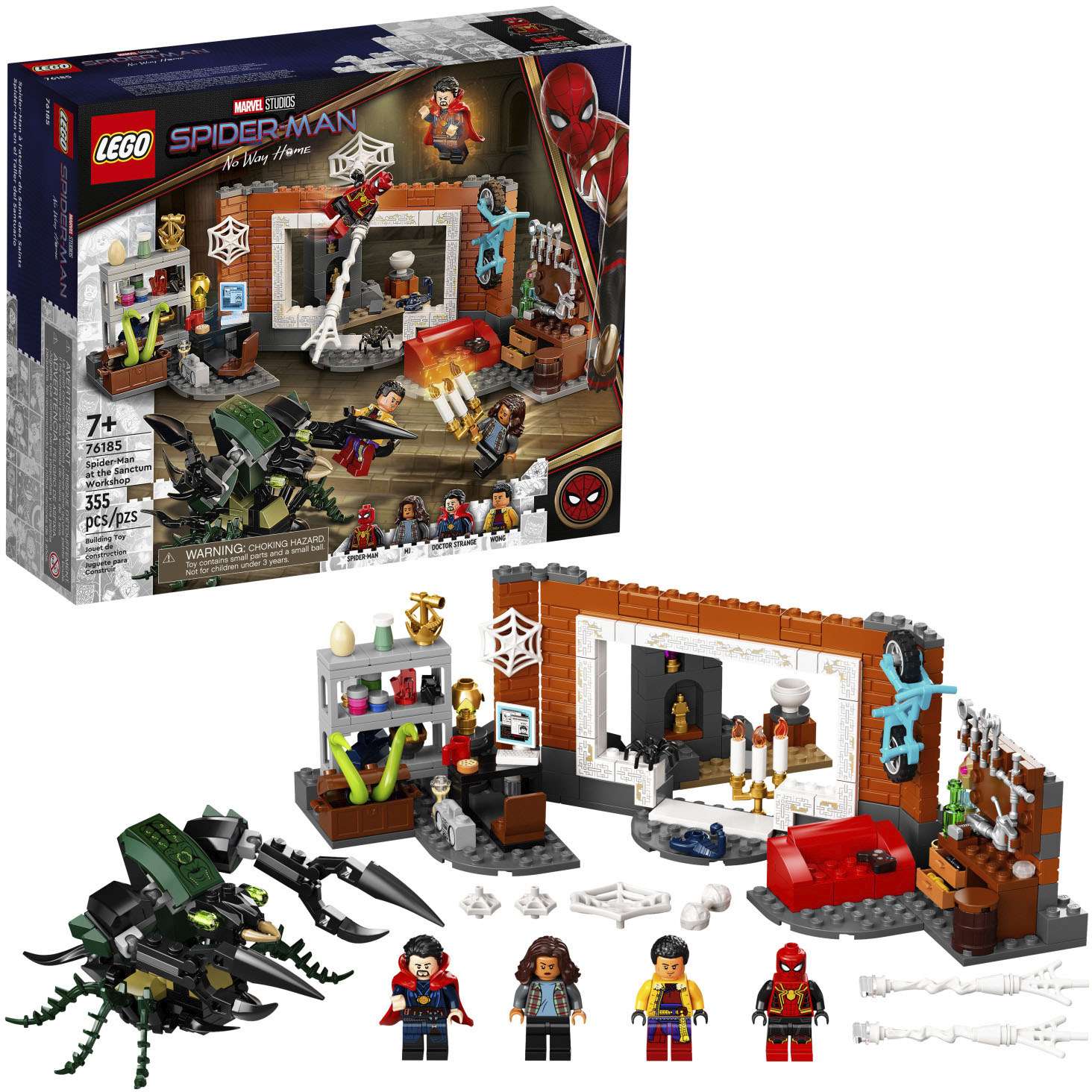 Baleinwalvis Het koud krijgen voeden LEGO Super Heroes Spider-Man at the Sanctum Workshop 76185 6332655 - Best  Buy
