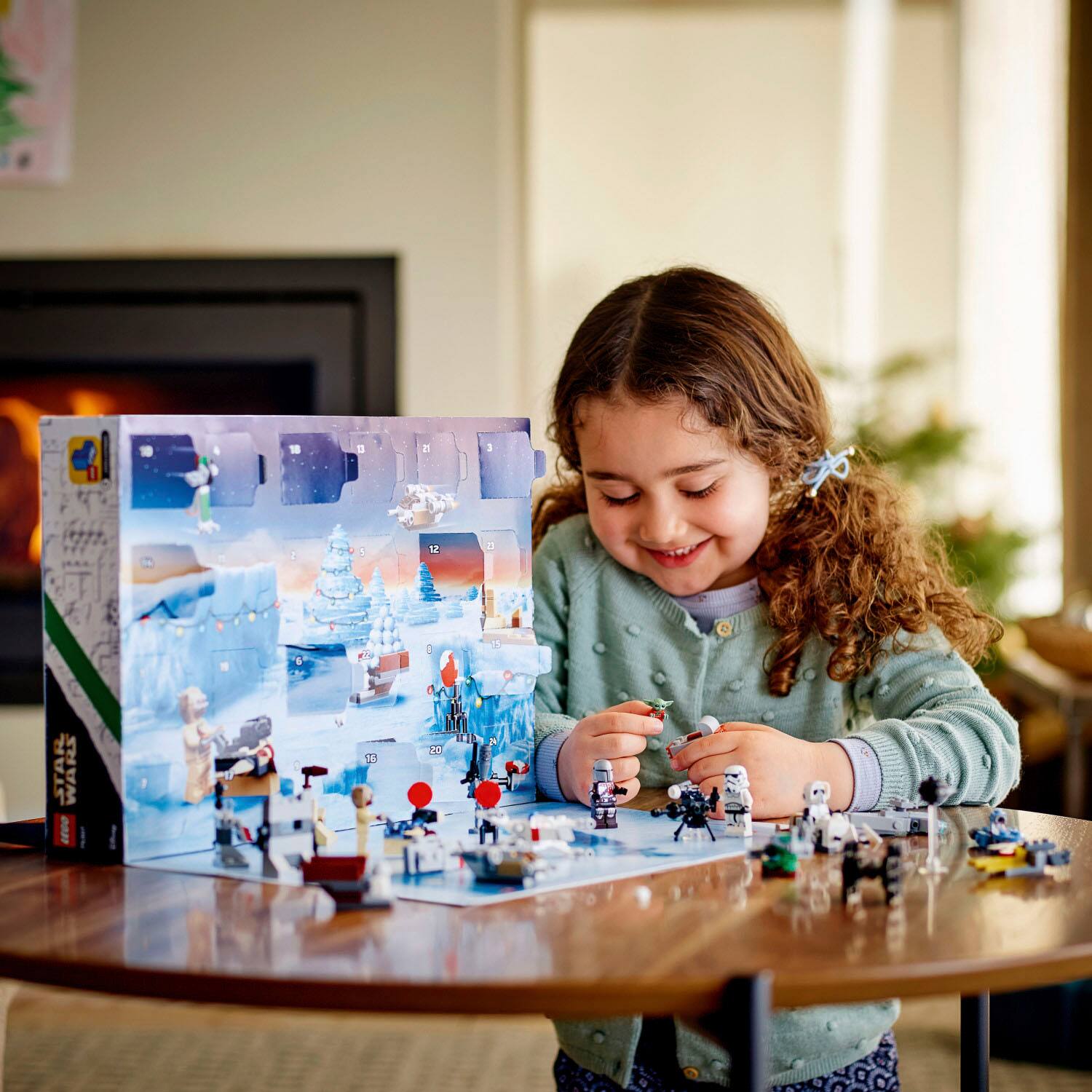 Angle View: LEGO Star Wars Advent Calendar 75307 Building Toy for Kids (335 Pieces)