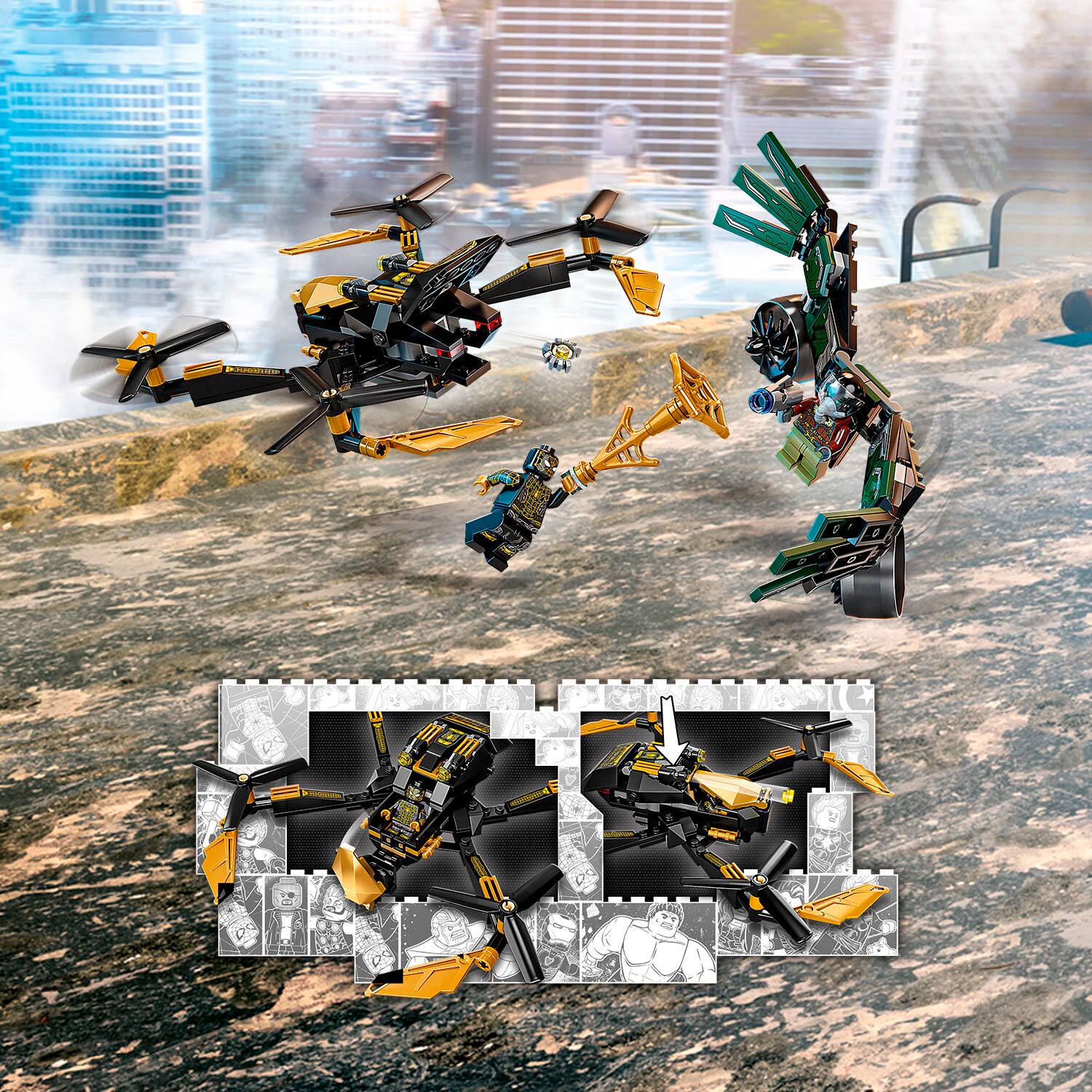 Alt View 12. LEGO - Super Heroes Spider-Mans Drone Duel 76195.