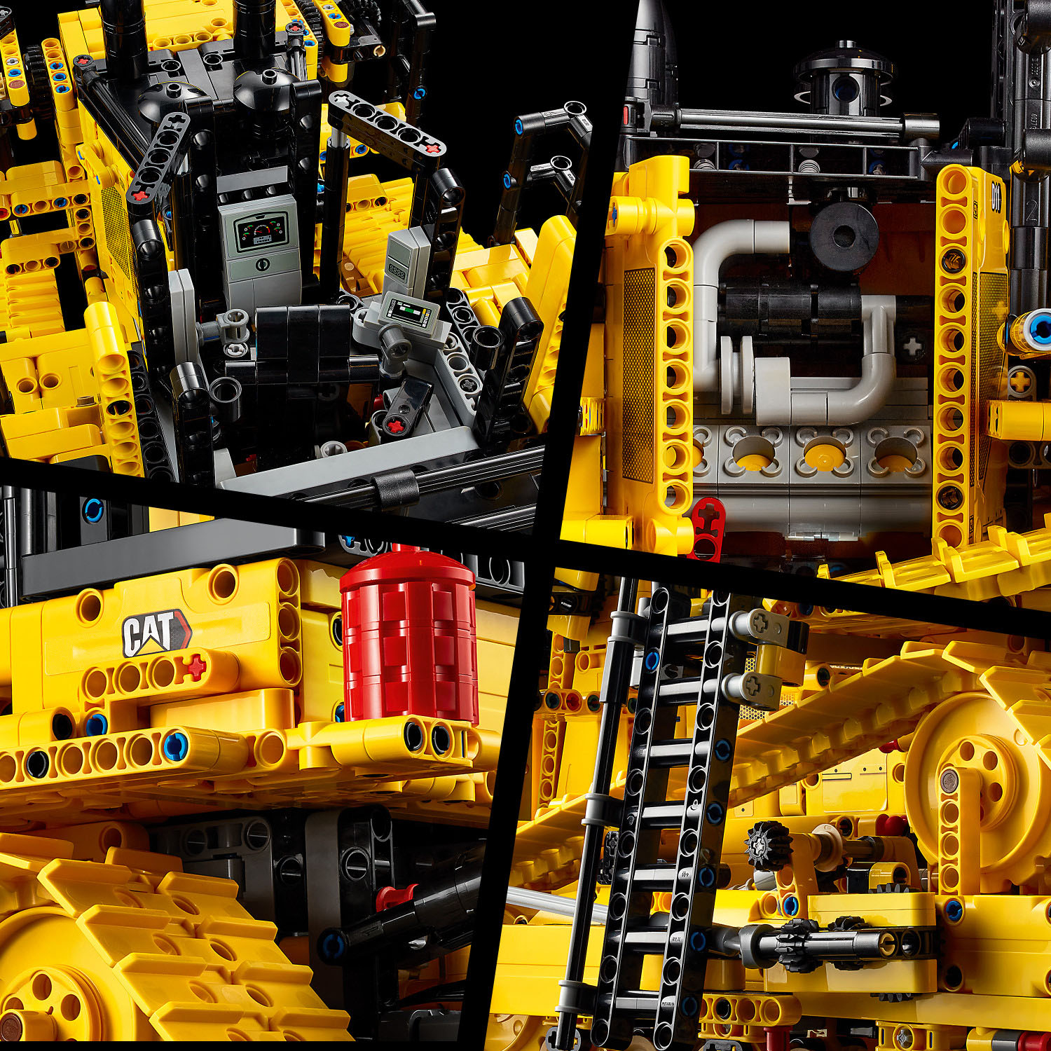 Angle View: LEGO - Technic App-Controlled Cat D11 Bulldozer 42131