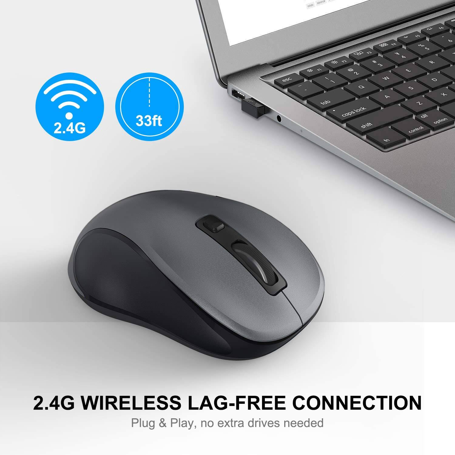 2.4G 33ft  
2.4G WIRELESS LAG-FREE CONNECTION  
Plug & Play, no extra drives needed