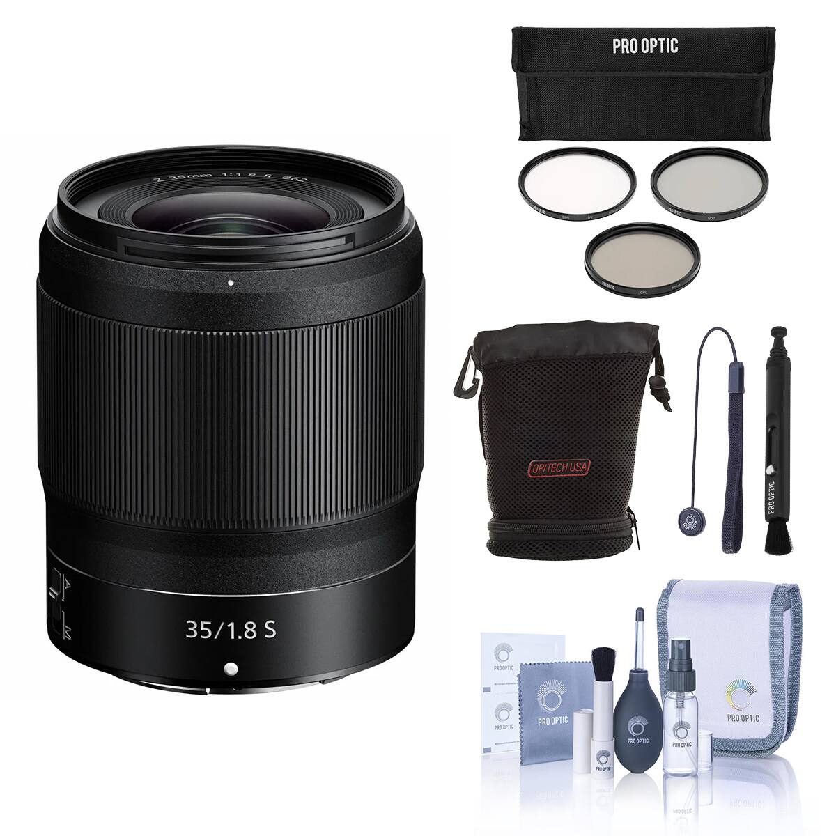 PRO OPTIC  
BA OPITECH USA  
35/1.8 S  
PRO OPTIC