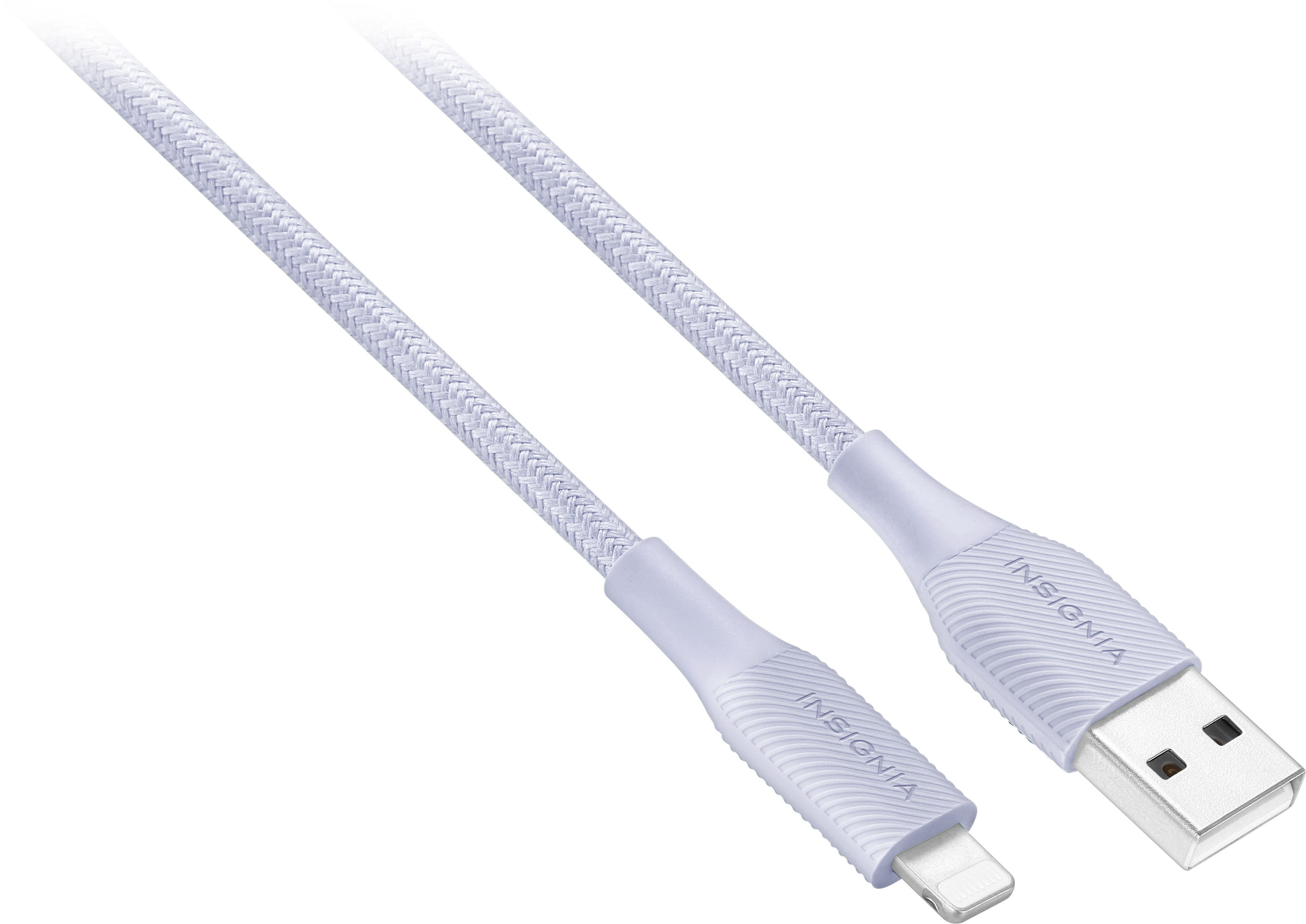 Angle View: Xentris - 4' USB-to-Micro USB Charge-and-Sync Cable - Gray