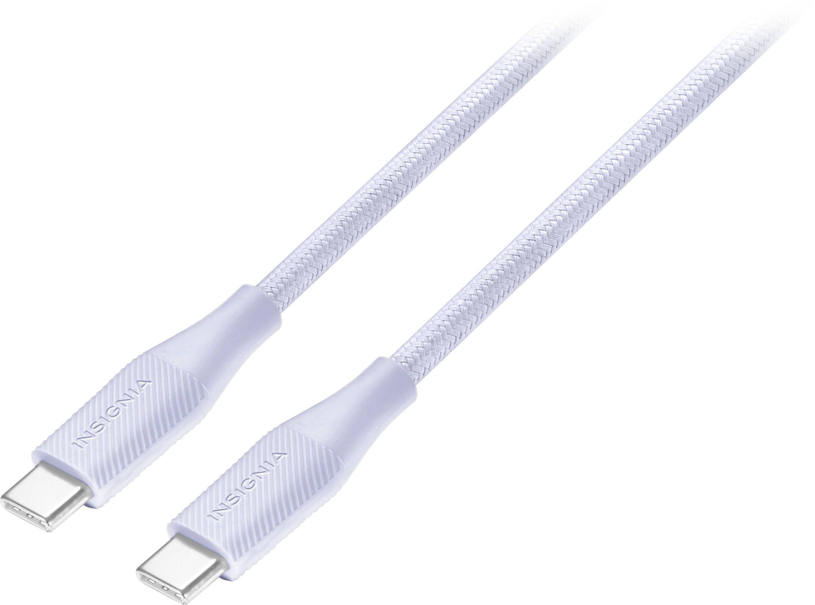 Left View: Apple Watch Magnetic Charging Cable (0.3m) - White