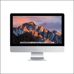 Apple - 21.5" Pre-Owned iMac Desktop - Intel Core i5 3.0GHz - 8GB Memory - 1TB HDD (2017) - Silver - Front_Zoom