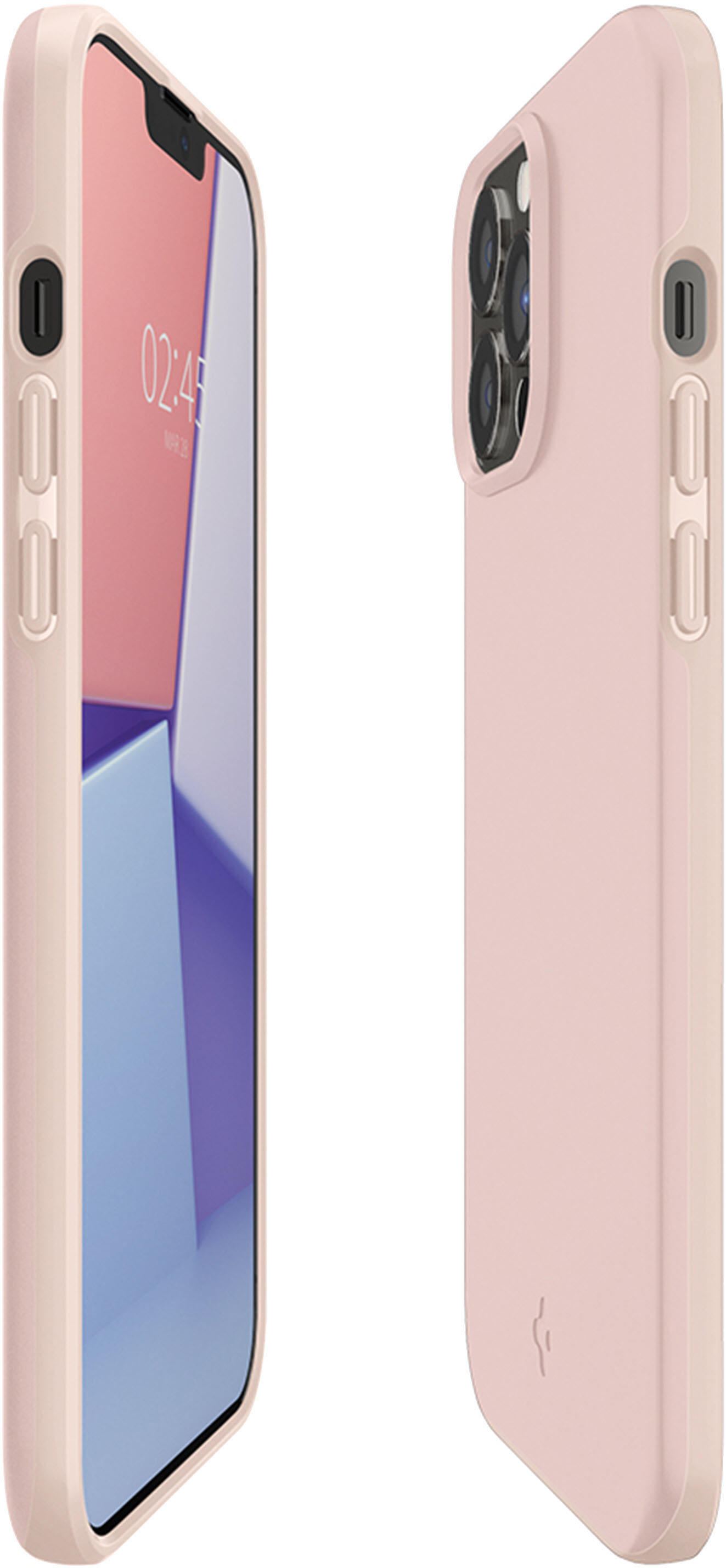Best Buy: Spigen Thin Fit Hard Shell Case for Apple iPhone 13 Pro Max &  iPhone 12 Pro Max Pink Sand 55893BBR