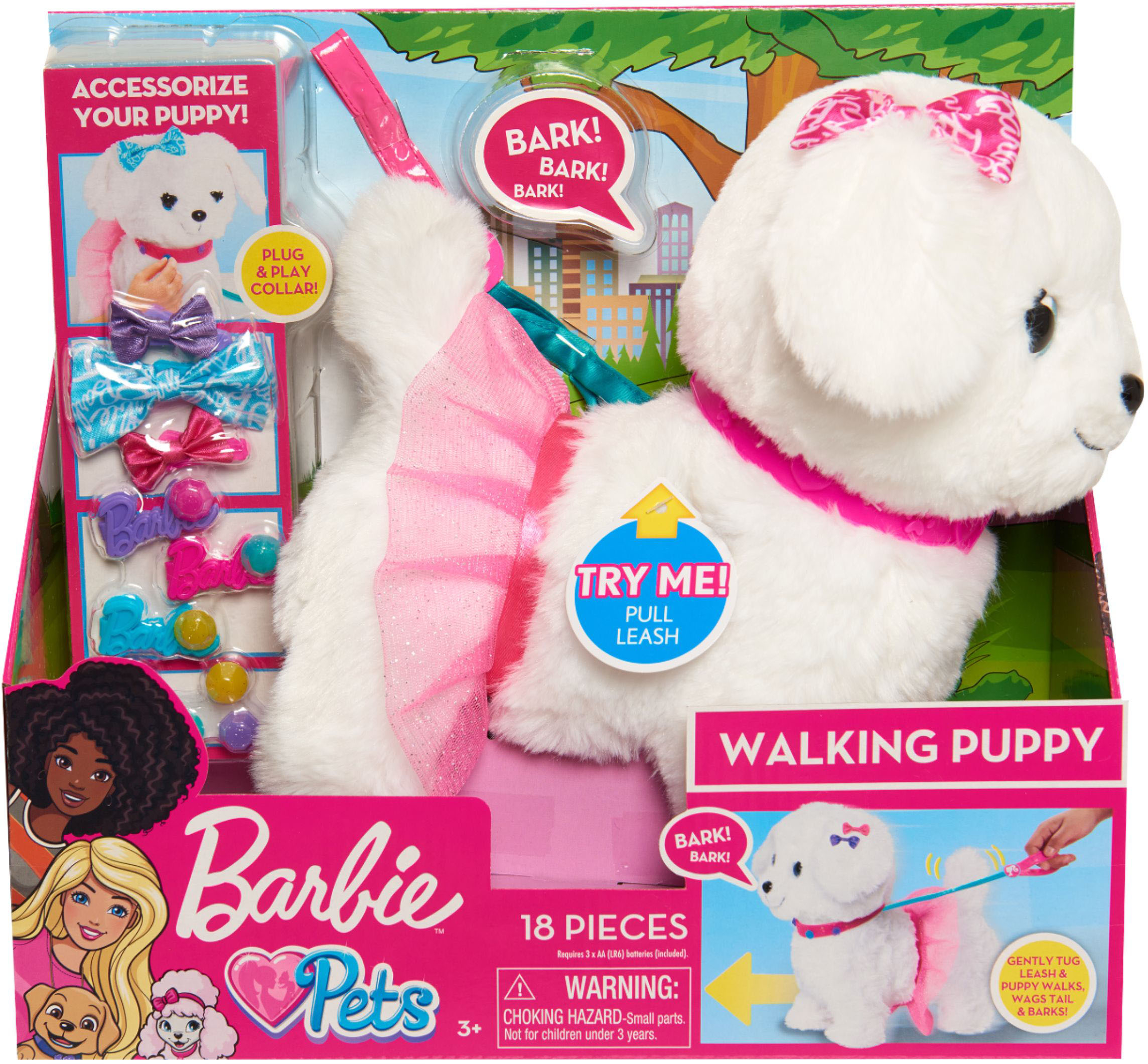 Just Play - Barbie Walking Puppy