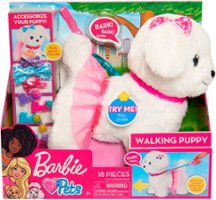 Just Play - Barbie Walking Puppy - Front_Zoom