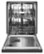 Alt View Zoom 12. KitchenAid - 24" Front Control Built-In Dishwasher with Stainless Steel Tub, ProWash, 47 dBA - Black.
