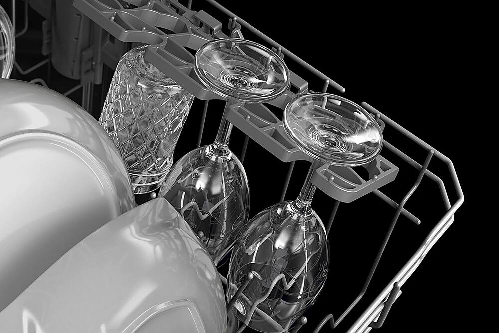 Alt View 29. KitchenAid - 24" Front Control Built-In Dishwasher with Stainless Steel Tub, ProWash, 47 dBA - Black.