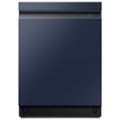 Front Zoom. Samsung - Smart BESPOKE Linear Wash 39dBA Dishwasher - Navy steel.