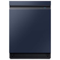 Samsung - Bespoke AutoRelease Dry Smart Built-In Stainless Steel Tub Dishwasher with 3rd Rack, Linear Wash, 39dBA - Navy Steel - Front_Zoom