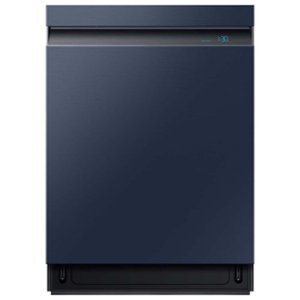 Samsung - Bespoke AutoRelease Smart Built-In Dishwasher with Linear Wash, 39dBA - Navy Steel