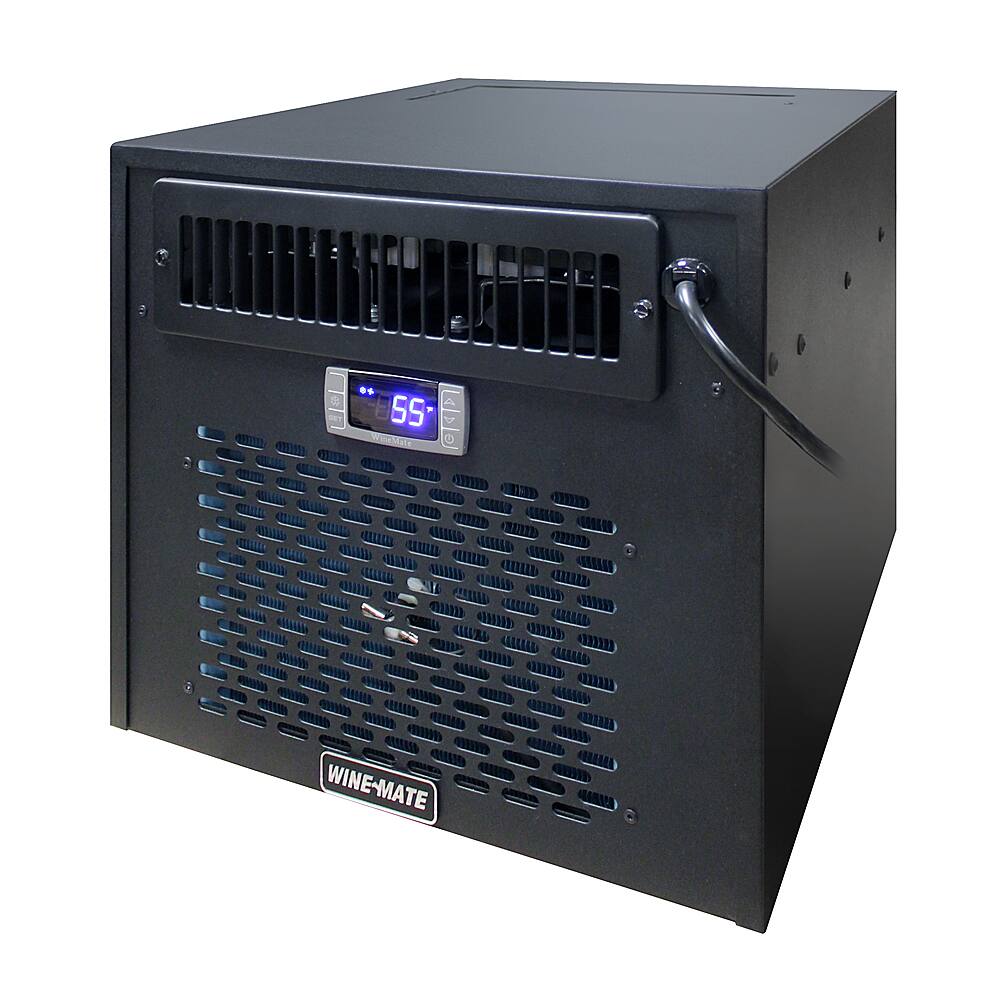 Angle View: Vinotemp - Wine-Mate 2500HZD Self-Contained Cellar Cooling System - Black