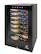 Angle Zoom. Vinotemp - 42-Bottle Wine Cooler with Touch Screen - Black.