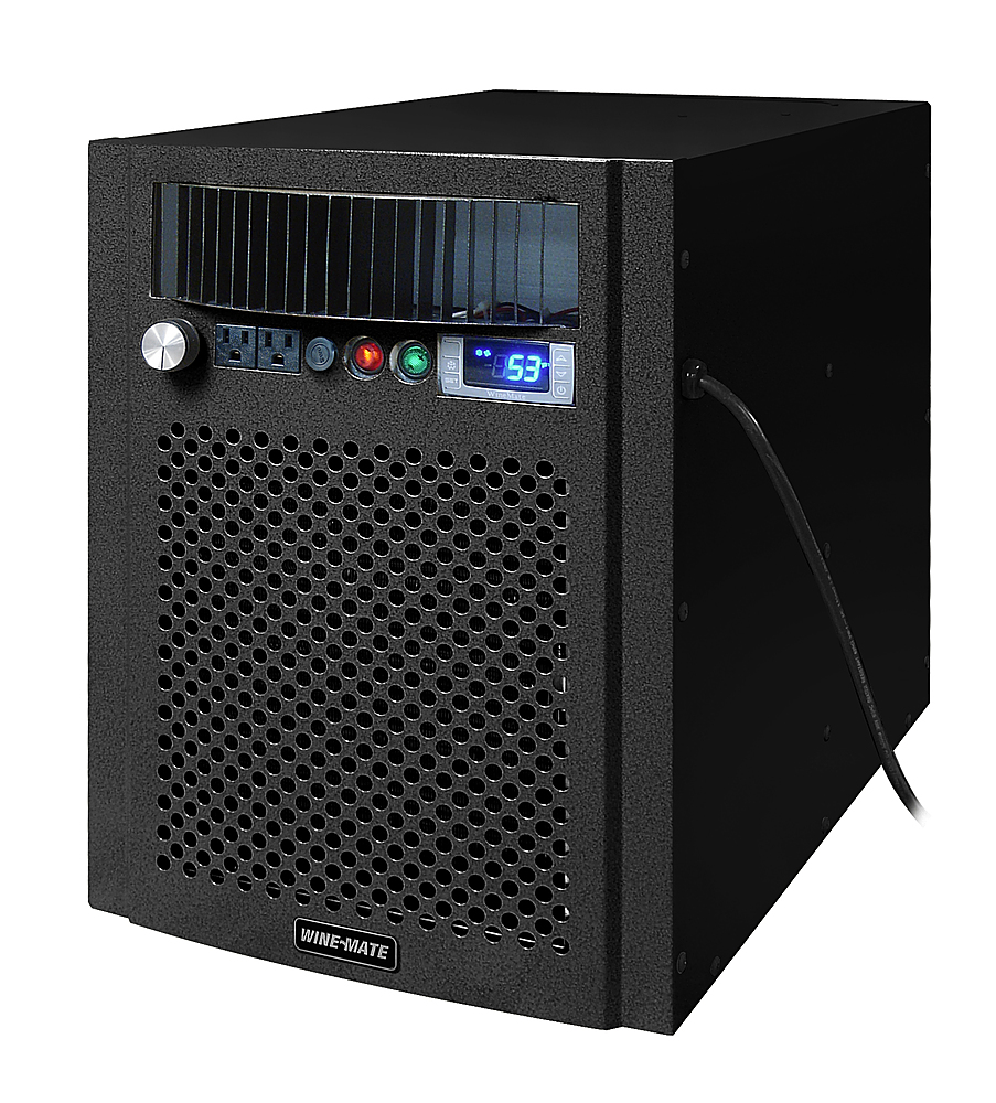 Angle View: Vinotemp - Wine-Mate 6510HZD Customizable Wine Cooling System - Black