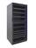 Left. Vinotemp - EL-300TS 270-Bottle Dual Zone Wine Cooler - Black.