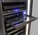 Alt View 12. Vinotemp - 126-Bottle Dual Zone Panel-Ready Wine Cooler - Silver.