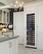Alt View 13. Vinotemp - 126-Bottle Dual Zone Panel-Ready Wine Cooler - Silver.