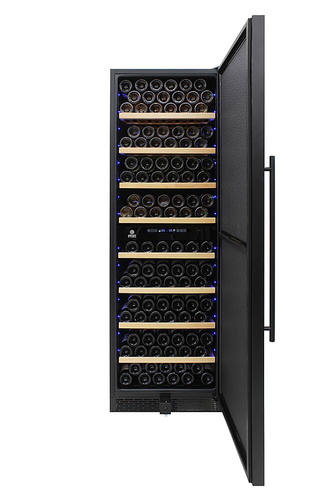 Alt View 11. Vinotemp - Garage 168 203-Bottle Dual Zone Wine Cooler - Black.