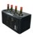 Front Zoom. Vinotemp - 4-Bottle Open Wine Cooler - Black.