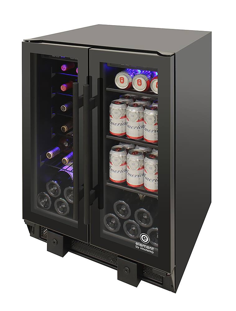 Angle View: Touch Screen Wine & Beverage Cooler