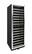 Left. Vinotemp - 155-Bottle Dual Zone Wine Cooler - Silver.