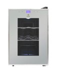 Front Zoom. Vinotemp - 6-Bottle Single Zone Wine Cooler with Touch Screen - Silver.