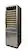 Angle. Vinotemp - 108-Bottle Dual Zone Beverage Cooler - Silver.