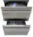 Alt View 14. Vinotemp - 108-Bottle Dual Zone Beverage Cooler - Silver.