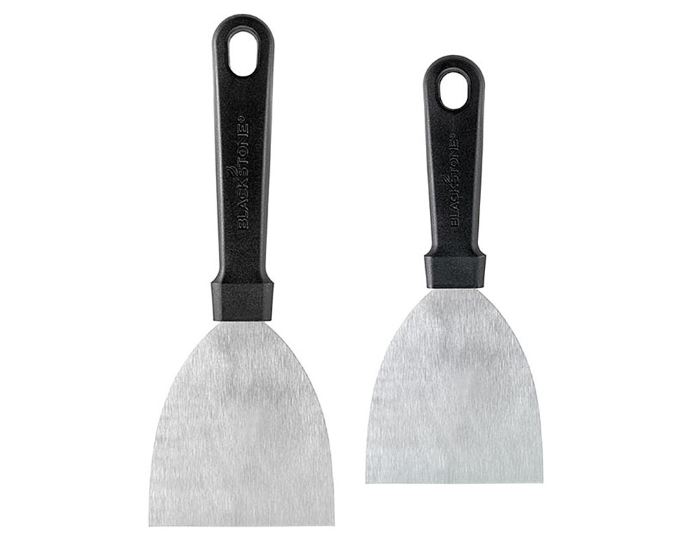 Best Buy: Blackstone 2-Pack 4in Stainless Steel Griddle Scrapers with Grip Handles 2 Sizes 5028