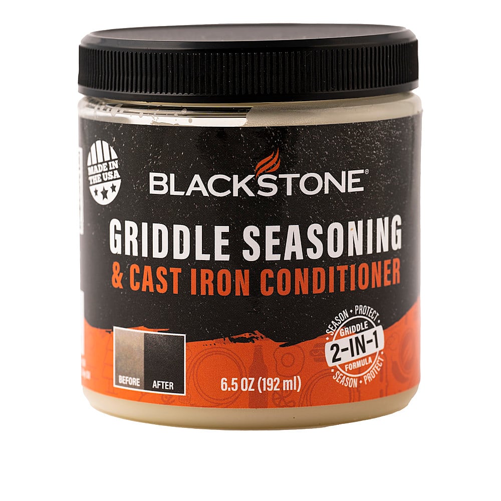 Crisbee Cream Iron® Cast Iron and Carbon Steel Seasoning - Blackstone  Griddle Seasoning - Family Made in USA - 6 oz.