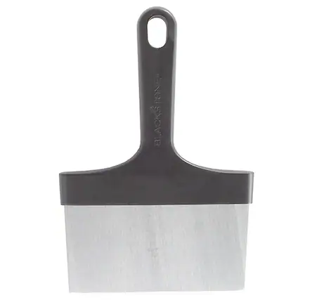 Angle. Blackstone - Large 6in Stainless Steel Griddle Scraper with Grip Handle - Multi.