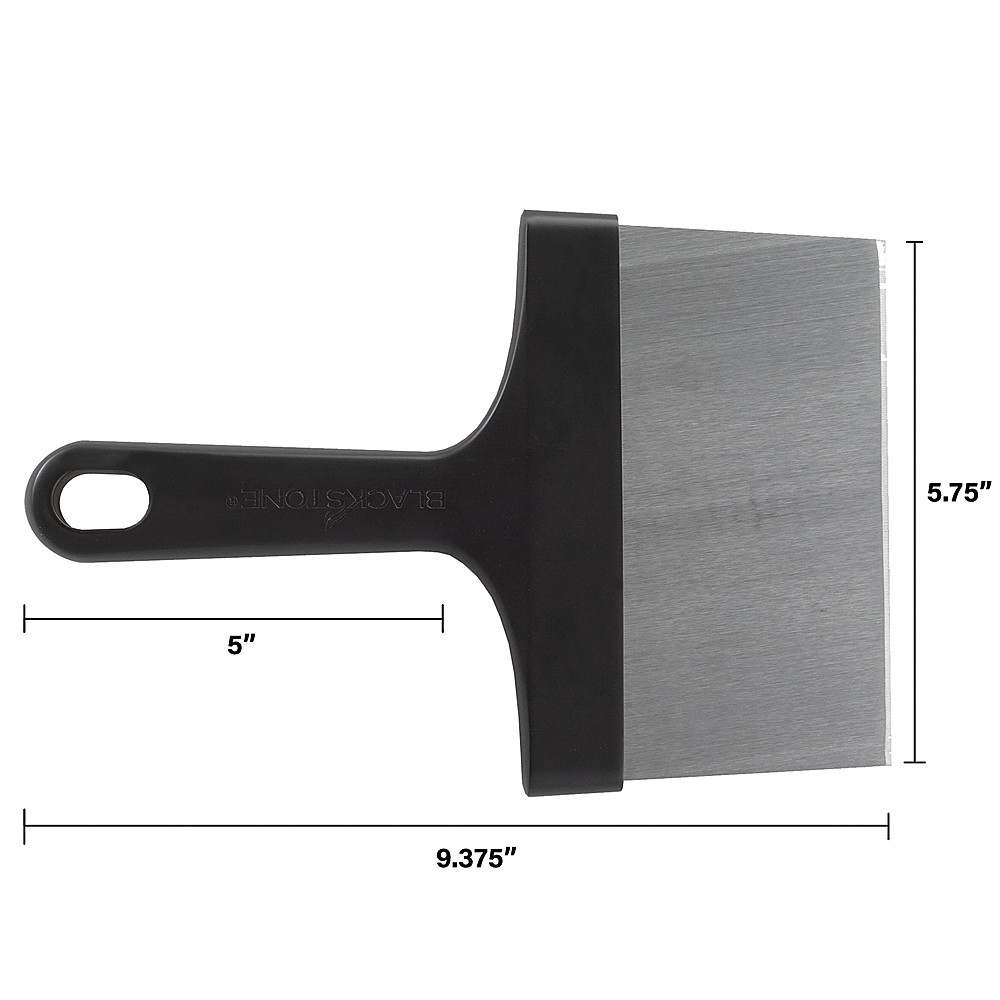 Blackstone Large 6in Stainless Steel Griddle Scraper with Grip