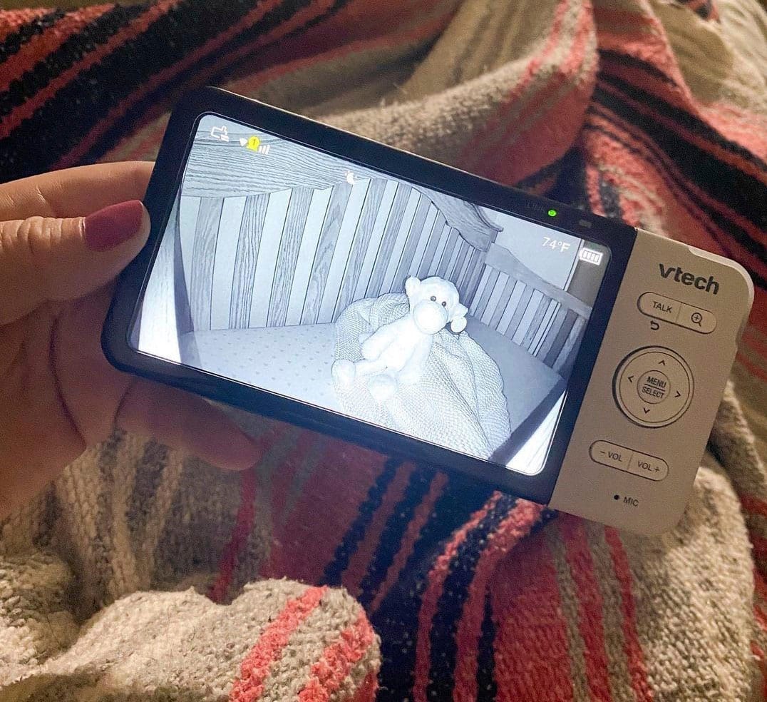 Alt View 14. VTech - Smart Wi-Fi Video Baby Monitor w/ 5” HC Display and 1080p HD Camera, Built-in night light, RM5754HD - White.
