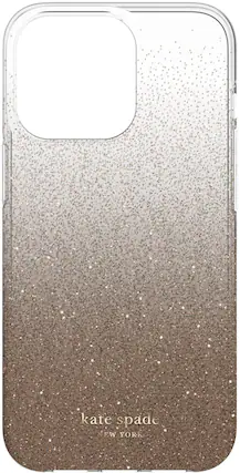 Front. kate spade new york - Protective Hardshell MagSafe Case for iPhone 13 Pro - Champagne.