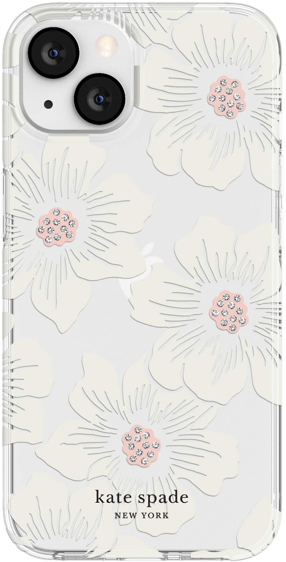 Alt View 1. kate spade new york - Protective Hardshell Case for iPhone 13 - Hollyhock.