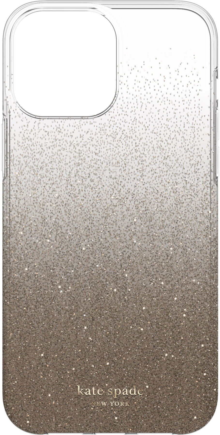 Kate Spade New York - Protective Hardshell MagSafe Case for iPhone 14 Pro Max - Chunky Glitter Rose Gold