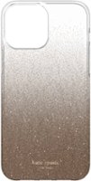 kate spade new york - Protective Hardshell Case for Magsafe for iPhone 13/12 Pro Max - Champagne Omgre Glitter - Front_Zoom