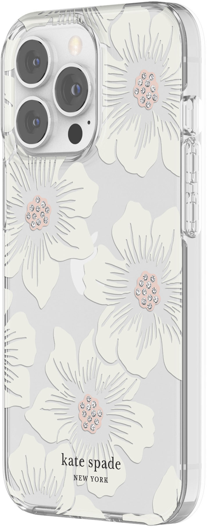 Angle View: kate spade new york - Protective Hardshell Case for iPhone 13 Pro - Hollyhock