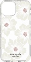 kate spade new york - Protective Hardshell Case for iPhone 13 Mini and iPhone 12 Mini - Hollyhock - Front_Zoom