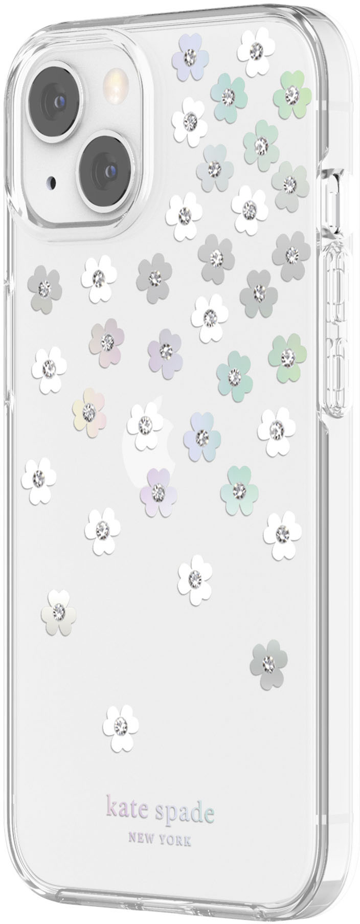 Angle View: kate spade new york - Protective Hardshell Case for iPhone 13 - Flower