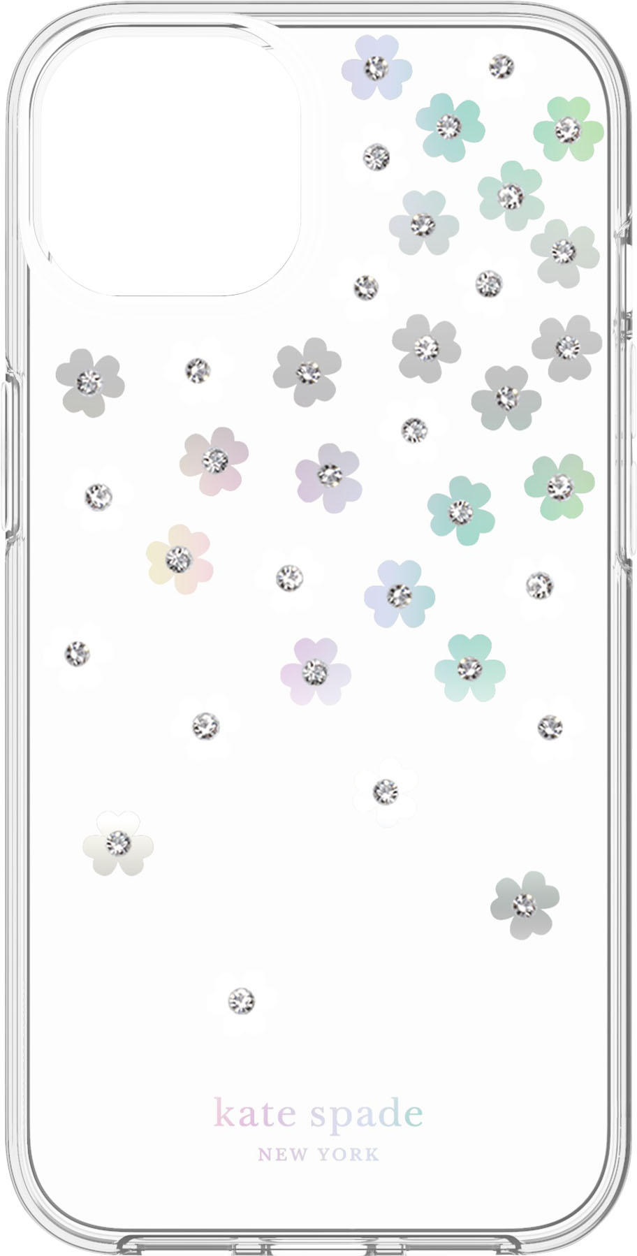 Kate Spade Protective Hardshell Case Scattered Flowers for iPhone SE2 2020  Cases