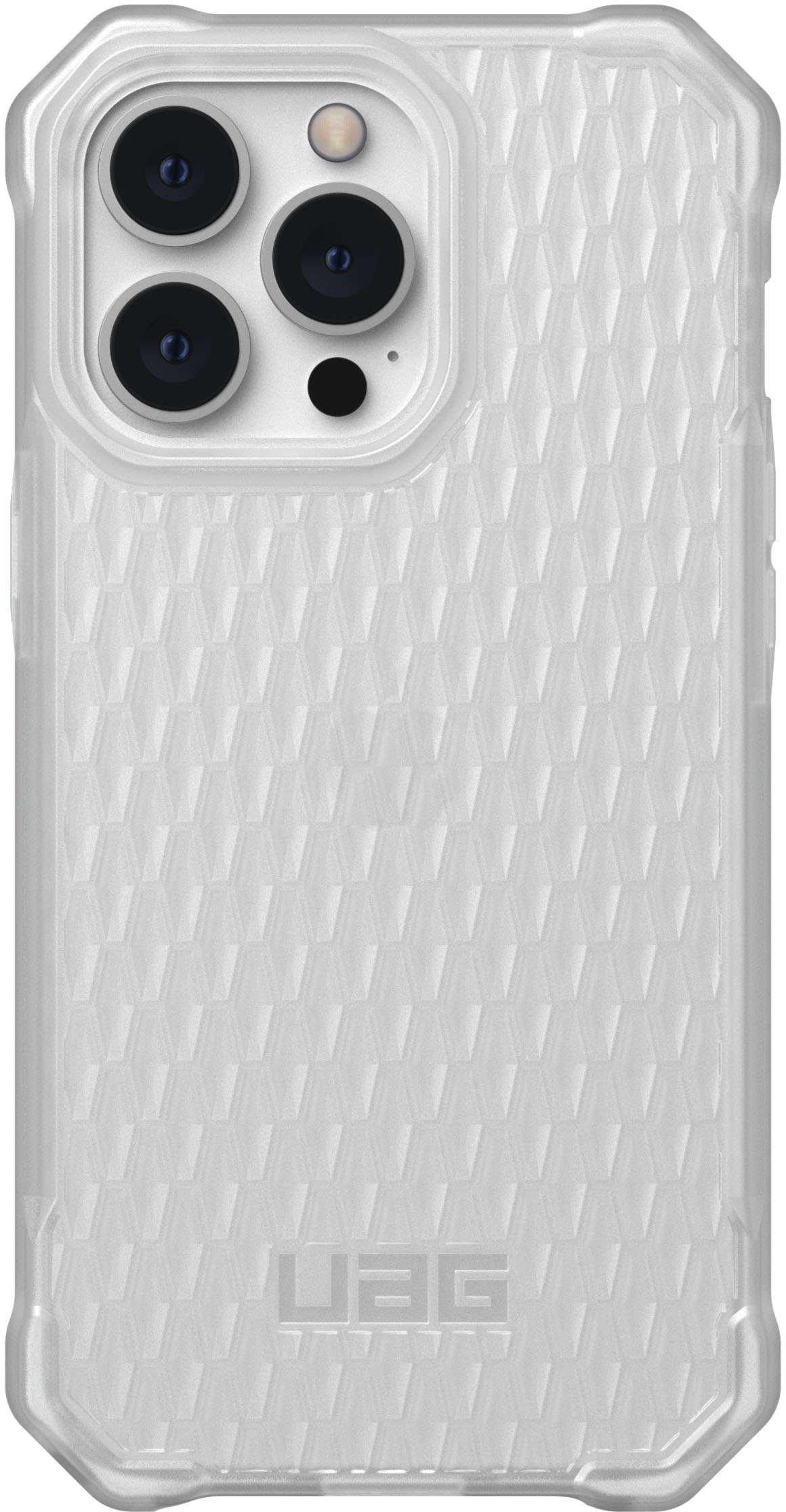 Angle View: UAG - Essential Armor Case for iPhone 13 Pro - Frosted Ice