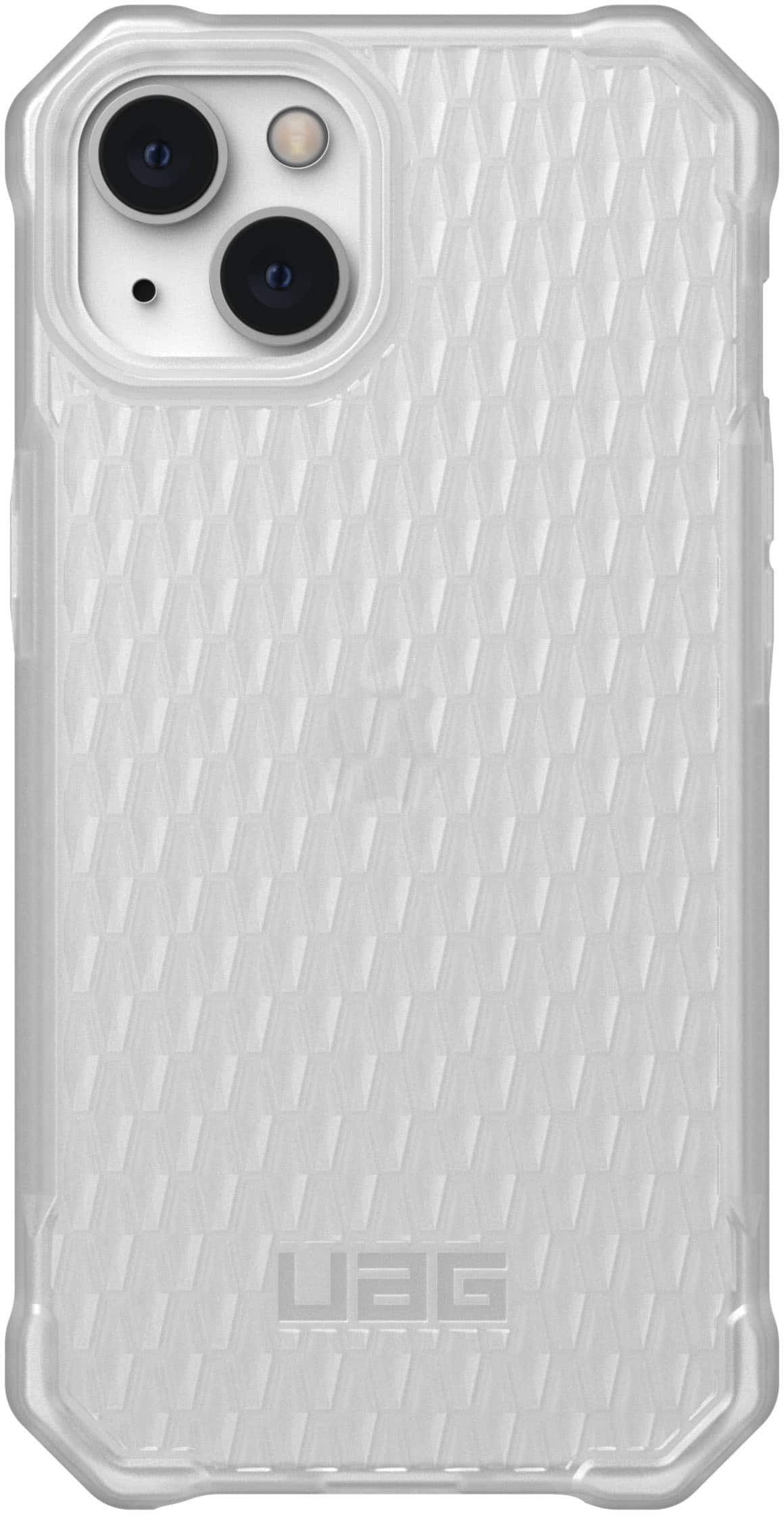 Angle View: UAG - Essential Armor case for iPhone 13 - Ice