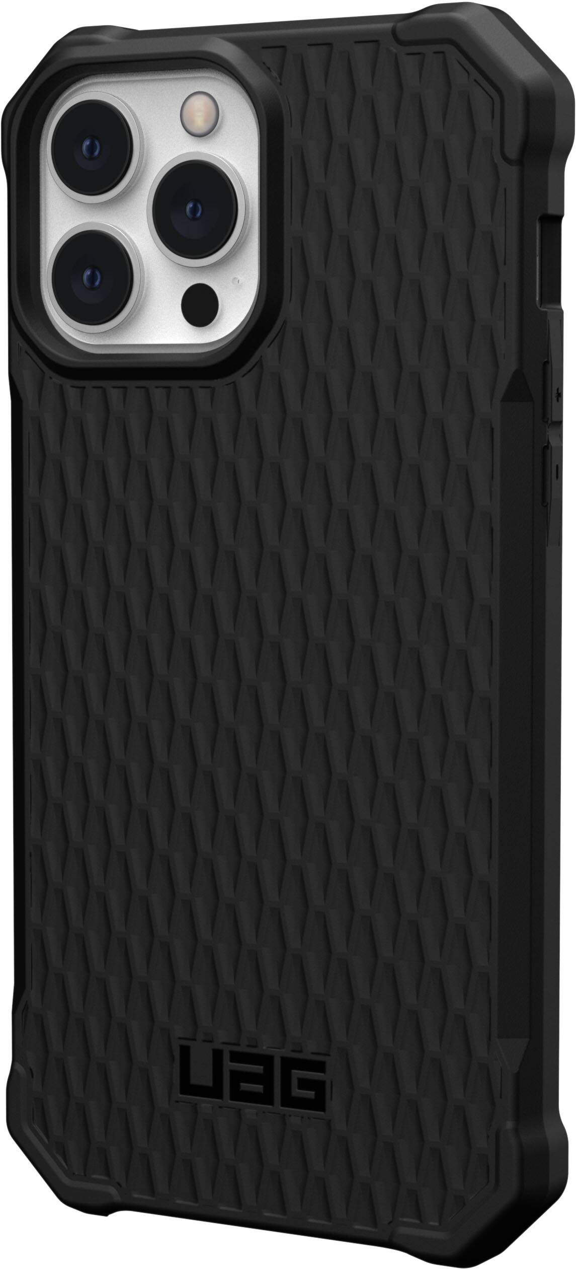 Angle View: UAG - Essential Armor Case for iPhone 13 Pro Max - Ash